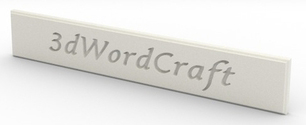 3D Wordcraft