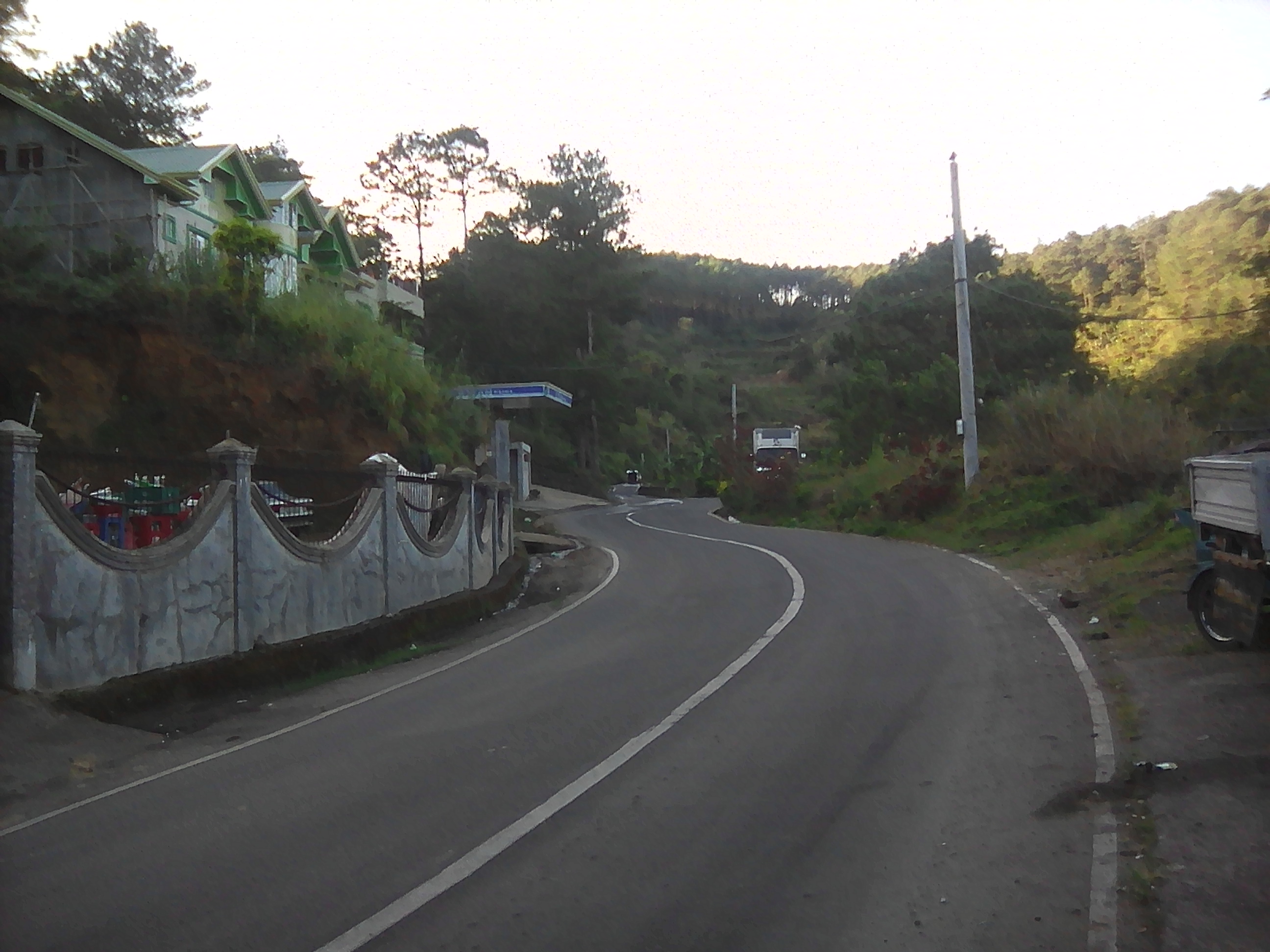 Bauko to Bontoc road.