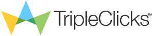 TripleClicks logo.
